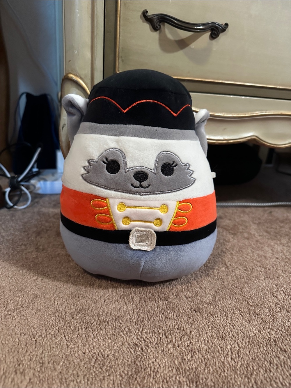 Squishmallows Light Blue and Gray Raccoon Plush